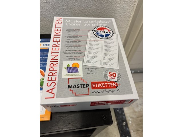 18x doos labels - afbeelding 6 van  7
