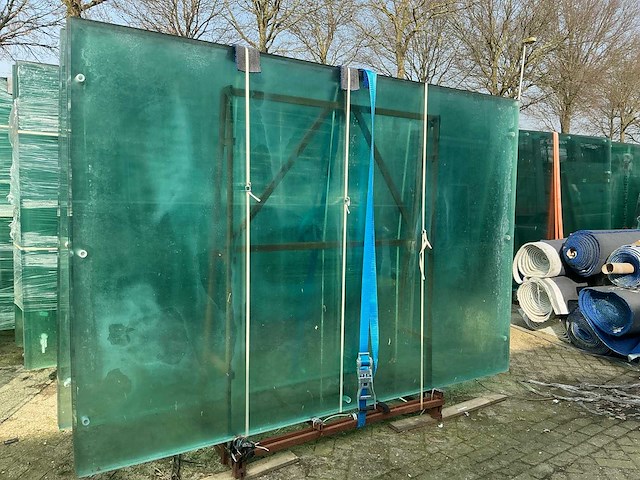 18x glasplaat op bok - afbeelding 1 van  3