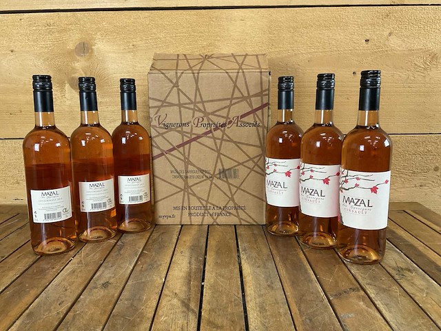 (18x) mazal des garrigues cinsault | fles rose wijn - afbeelding 2 van  14