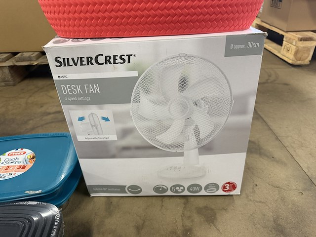 18x partij w.o. tosti-ijzer, koelbox, tafelventilator w.o. silver crest, emerio - afbeelding 2 van  11