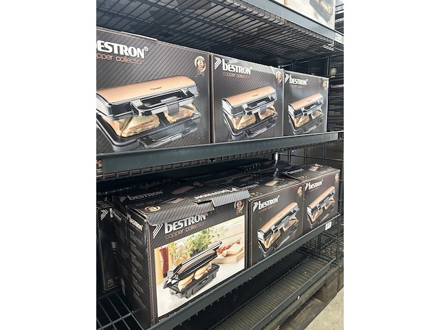 18x sandwichmaker xl bestron, copper collection - afbeelding 3 van  4