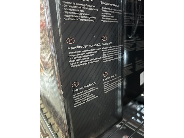 18x sandwichmaker xl bestron, copper collection - afbeelding 4 van  4