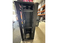 19 inch patch kast incl. 2x power protectie stekkerblok 42he - afbeelding 1 van  2
