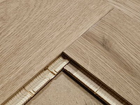 19 m2 parket eiken visgraat - 660 x 110 x 14 mm - afbeelding 2 van  3