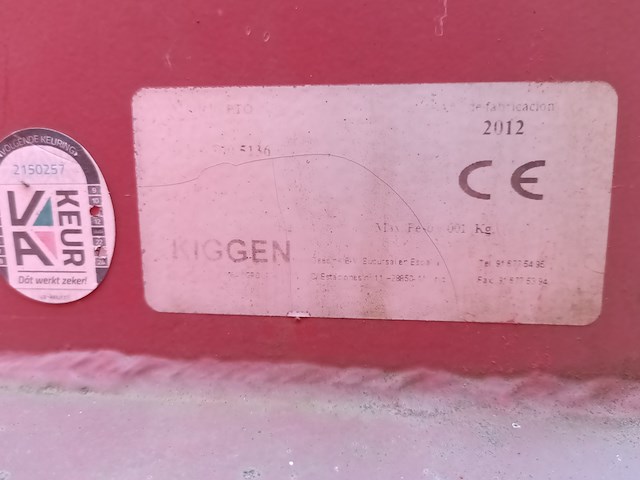19 m3 haakarm afzet perscontainer, kiggen, 2012 - afbeelding 3 van  7