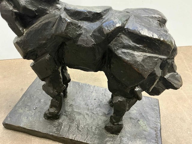 1911 r.duchamp-villon brons paard “petit cheval” - afbeelding 7 van  10