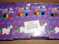 192 pakjes met 6 kleurpotloodjes eenhoorn - afbeelding 3 van  3