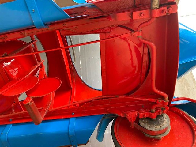 1928 bugatti eureka pedal car | original vintage pedal car - afbeelding 10 van  14