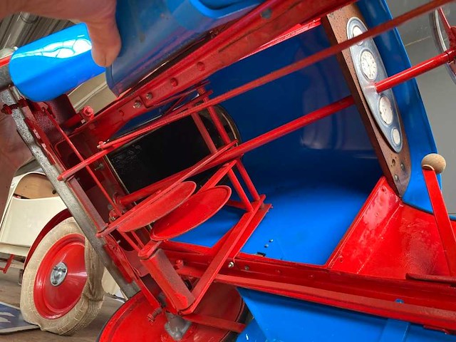 1928 bugatti eureka pedal car | original vintage pedal car - afbeelding 18 van  18