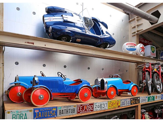 1928 bugatti eureka pedal car | original vintage pedal car - afbeelding 3 van  14
