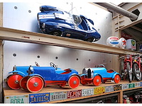 1928 bugatti eureka pedal car | original vintage pedal car - afbeelding 3 van  14