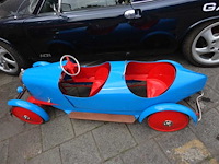 1928 bugatti eureka pedal car | original vintage pedal car - afbeelding 4 van  14