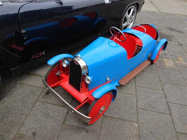 1928 bugatti eureka pedal car | original vintage pedal car - afbeelding 5 van  14