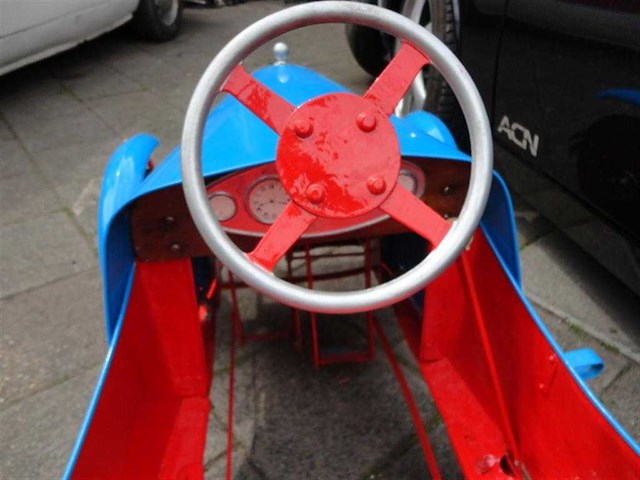 1928 bugatti eureka pedal car | original vintage pedal car - afbeelding 6 van  14