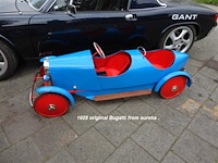 1928 bugatti eureka pedal car | original vintage pedal car - afbeelding 8 van  14