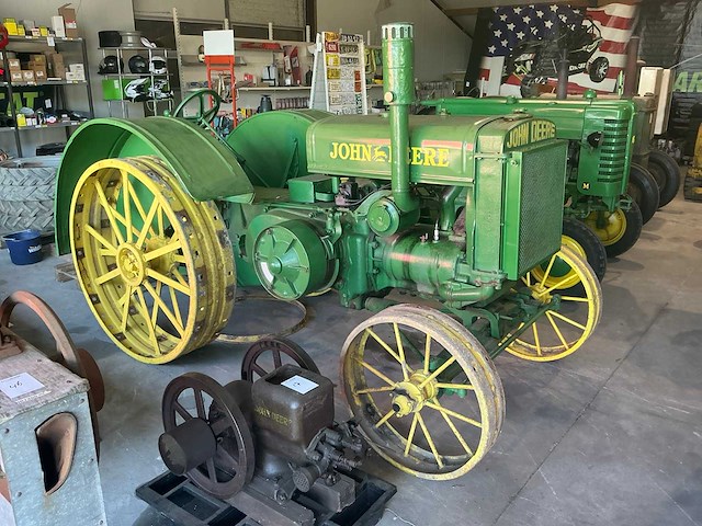 1928 john deere d oldtimer tractor - afbeelding 10 van  16