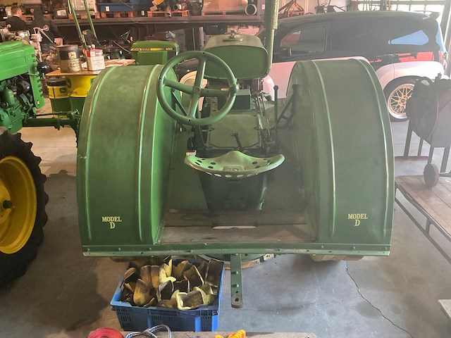 1928 john deere d oldtimer tractor - afbeelding 12 van  16