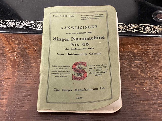 1930 singer 66 nostalgische naaimachine - afbeelding 6 van  8