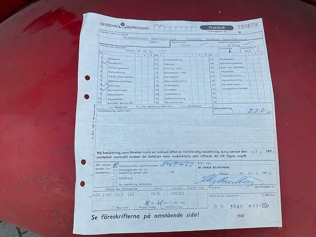 1937 volvo lv 84 t historische brandweerwagen västerfärnebo brandkår - afbeelding 49 van  61