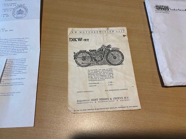1938 d.k.w. rt 100 motorfiets - afbeelding 6 van  18