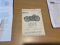 1938 d.k.w. rt 100 motorfiets - afbeelding 6 van  18