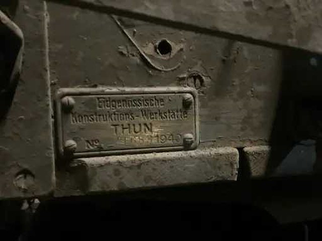 1940 thun munitiewagen handkar - afbeelding 4 van  5