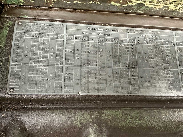 1940 vdf v3k centerdraaibank - afbeelding 18 van  26