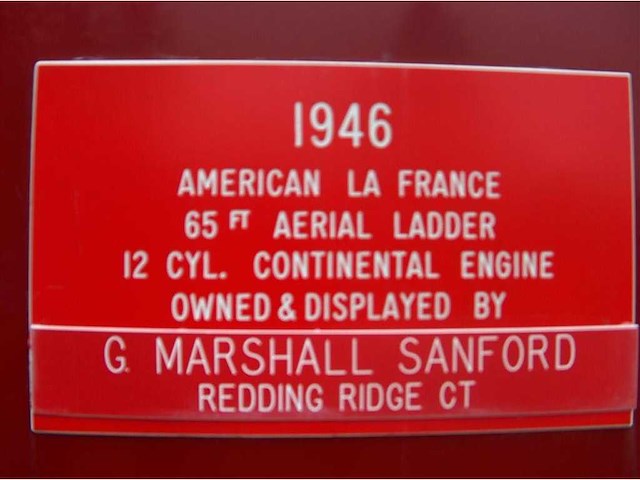 1946 american lafrance ladder truck | vintage fire engine - afbeelding 10 van  17