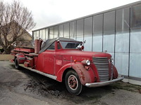 1946 american lafrance ladder truck | vintage fire engine - afbeelding 2 van  17
