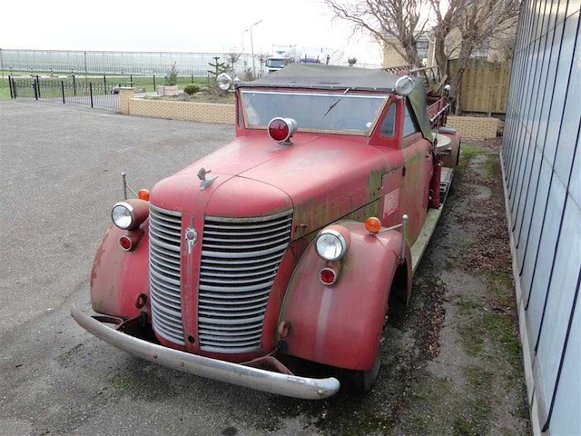 1946 american lafrance ladder truck | vintage fire engine - afbeelding 8 van  17