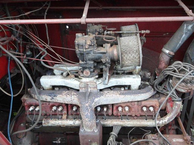 1946 american lafrance ladder truck | vintage fire engine - afbeelding 9 van  17