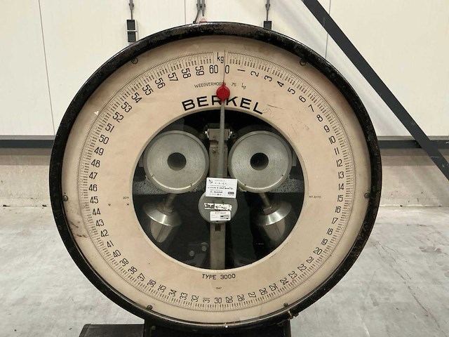 1947 berkel 3000 vintage weegschaal - afbeelding 3 van  5