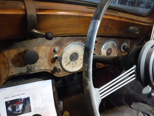 1948 alvis ta14 drophead coupe rhd | british luxury convertible - afbeelding 13 van  25