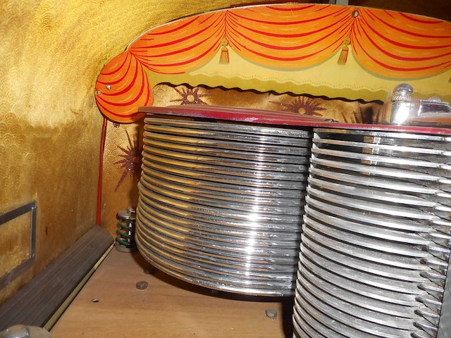 1948 rock-ola 1428 jukebox | american vintage music machine - afbeelding 13 van  16