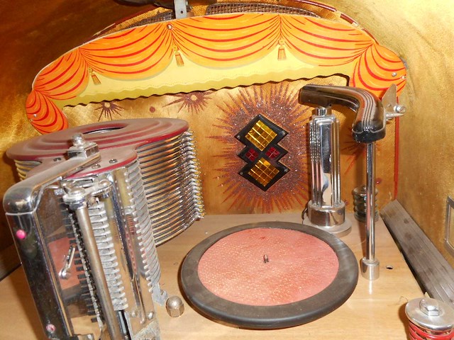 1948 rock-ola 1428 jukebox | american vintage music machine - afbeelding 14 van  16
