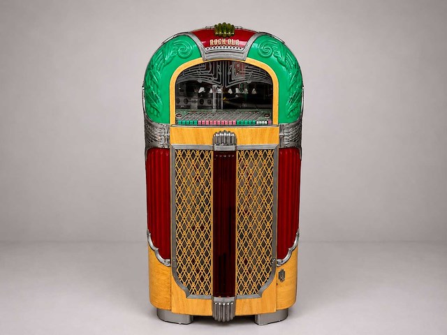 1948 rock-ola 1428 jukebox | american vintage music machine - afbeelding 1 van  16
