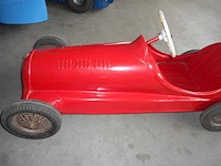1950 alfa romeo pedal car | original vintage pedal car - afbeelding 11 van  12