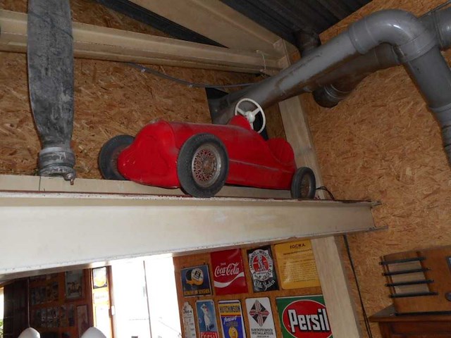 1950 alfa romeo pedal car | original vintage pedal car - afbeelding 2 van  12