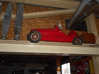 1950 alfa romeo pedal car | original vintage pedal car - afbeelding 3 van  12