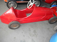 1950 alfa romeo pedal car | original vintage pedal car - afbeelding 4 van  12