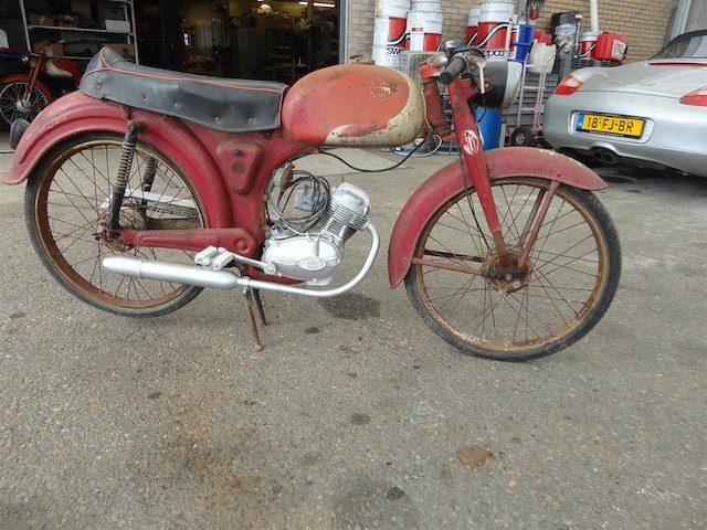 1950 demm dick-dick 50cc 4-stroke | italian classic moped - afbeelding 2 van  6
