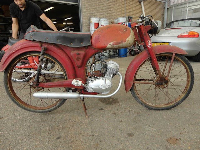 1950 demm dick-dick 50cc 4-stroke | italian classic moped - afbeelding 3 van  6