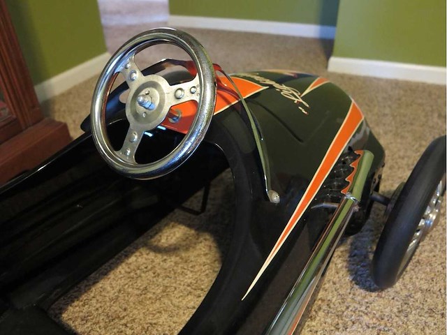 1950 ferrari-style pedal car | vintage pedal car - afbeelding 11 van  14