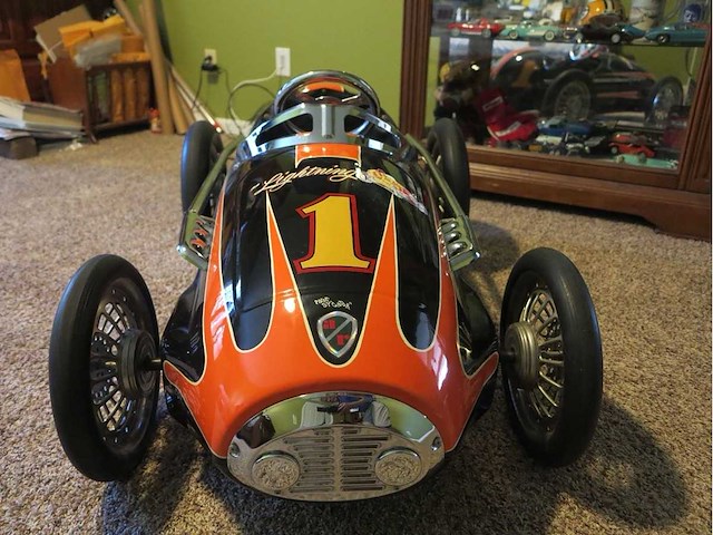 1950 ferrari-style pedal car | vintage pedal car - afbeelding 2 van  14