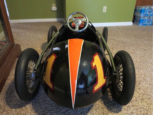 1950 ferrari-style pedal car | vintage pedal car - afbeelding 4 van  14