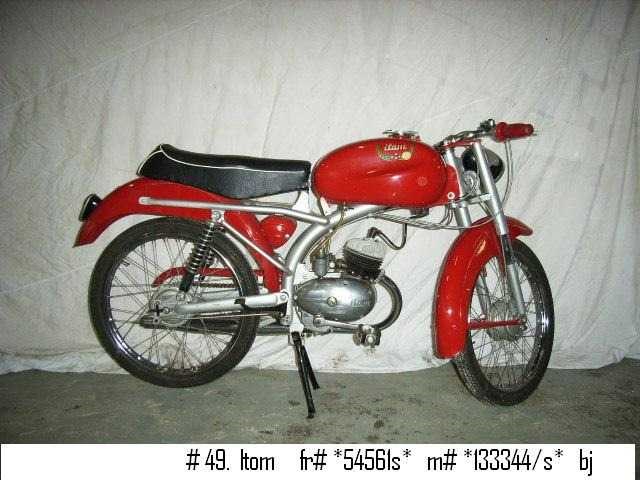 1950 itom esperia 50cc | italian classic moped - afbeelding 3 van  7