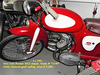 1950 mondial 50cc | italian classic moped - afbeelding 9 van  11