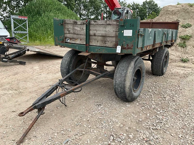 1950 zelfbouw / jumbo schamelaanhangwagen - afbeelding 1 van  13