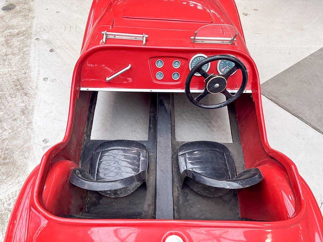 1950s triumph tr3 pedal car | british sports car style vintage pedal car - afbeelding 3 van  3
