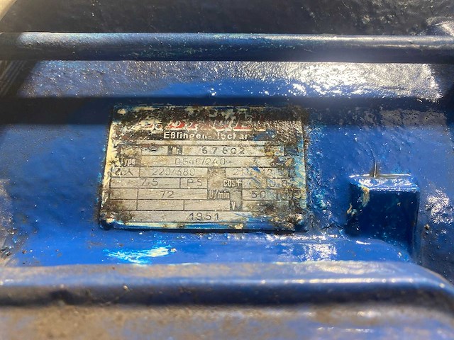 1951 bauer d546/240 plaatwals - afbeelding 6 van  12